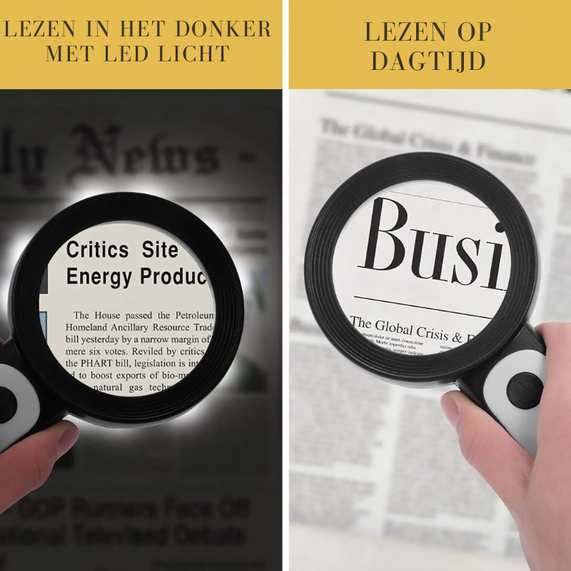 30X LED Magnifying Glass with Light | 85mm Lens for Detailed Reading 1