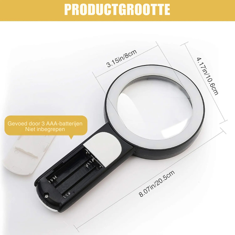 30X LED Magnifying Glass with Light | 85mm Lens for Detailed Reading 4