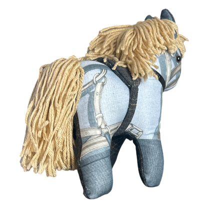 Equestrian Vintage Silk Scarf Patchwork Pony