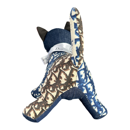 Trotter Vintage Silk Scarf Patchwork Kitten