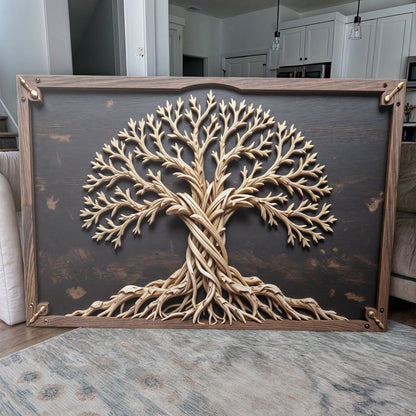 3D keltischer Baum des Lebens Wandkunst III