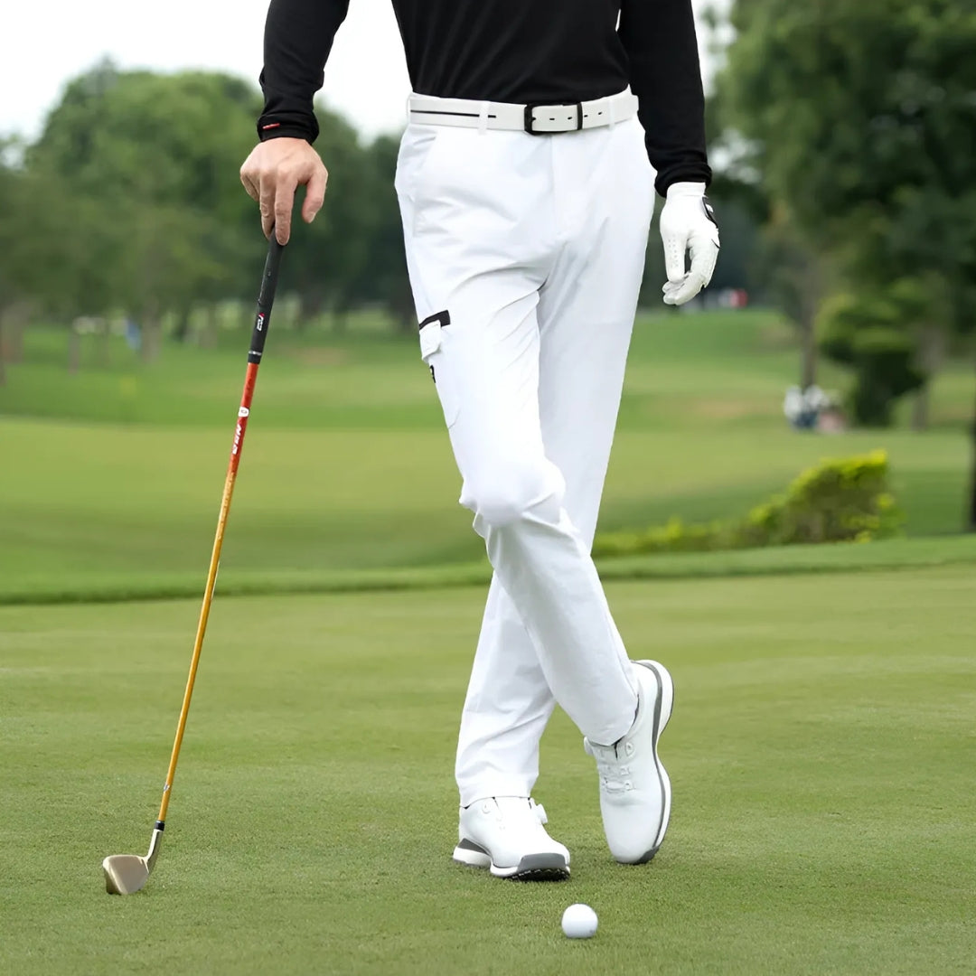Pantalones de golf de carga de elasticidad