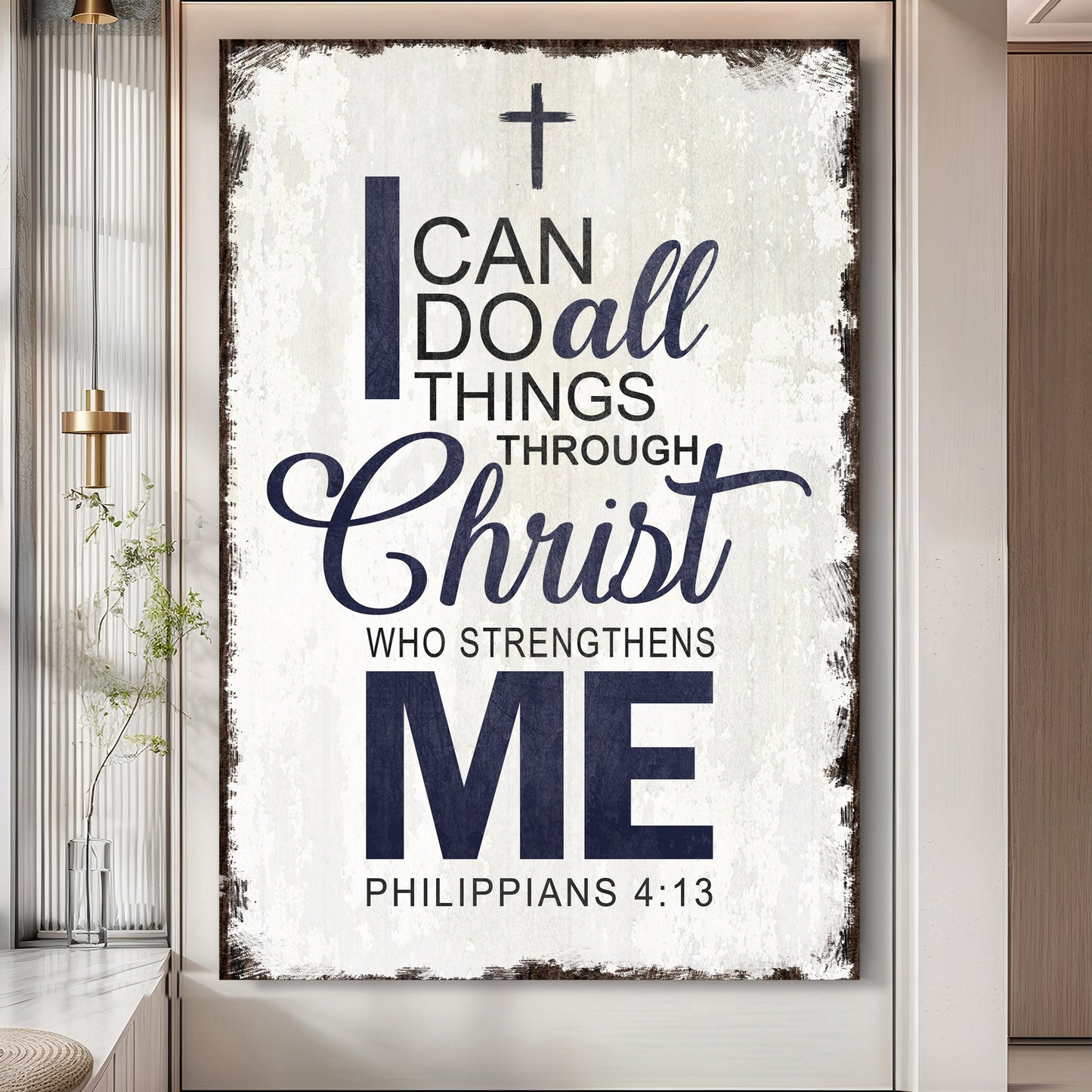Philippiens 4:13 - Je peux tout faire par Christ, Signe de foi II