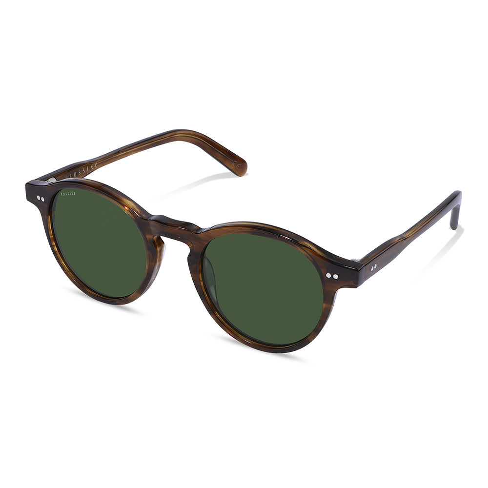 Lunettes de soleil rondes en acétate Belize Redon