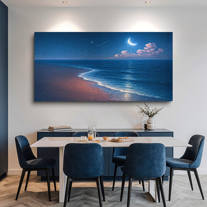 Arte murale costiera della riva della spiaggia V