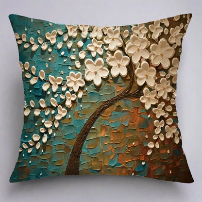 Nordic Style Oil Painting Pillow Covers