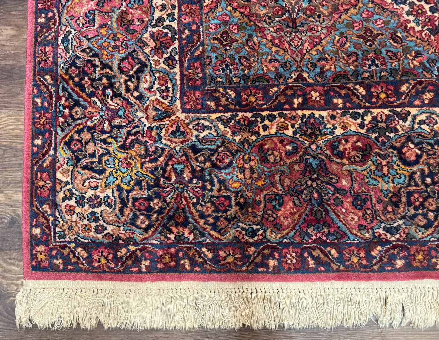 10x18 Karastan Multicolor Panel Kirman Rug #717, Palace Size Wool Discontinued Original 700 Series