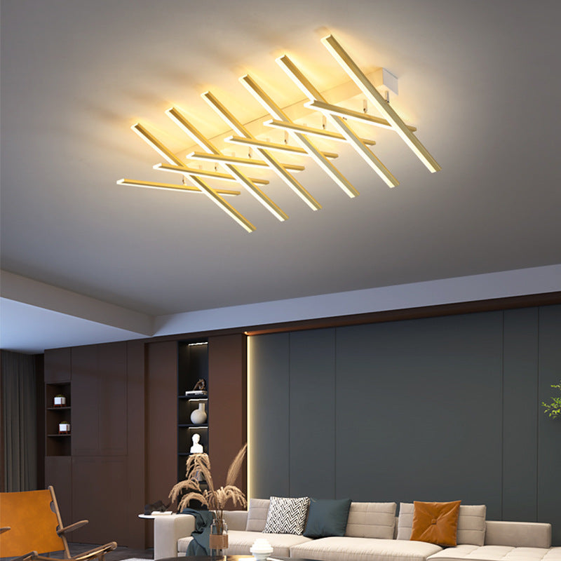 Obývací pokoj světlo moderní minimalistická atmosféra LED