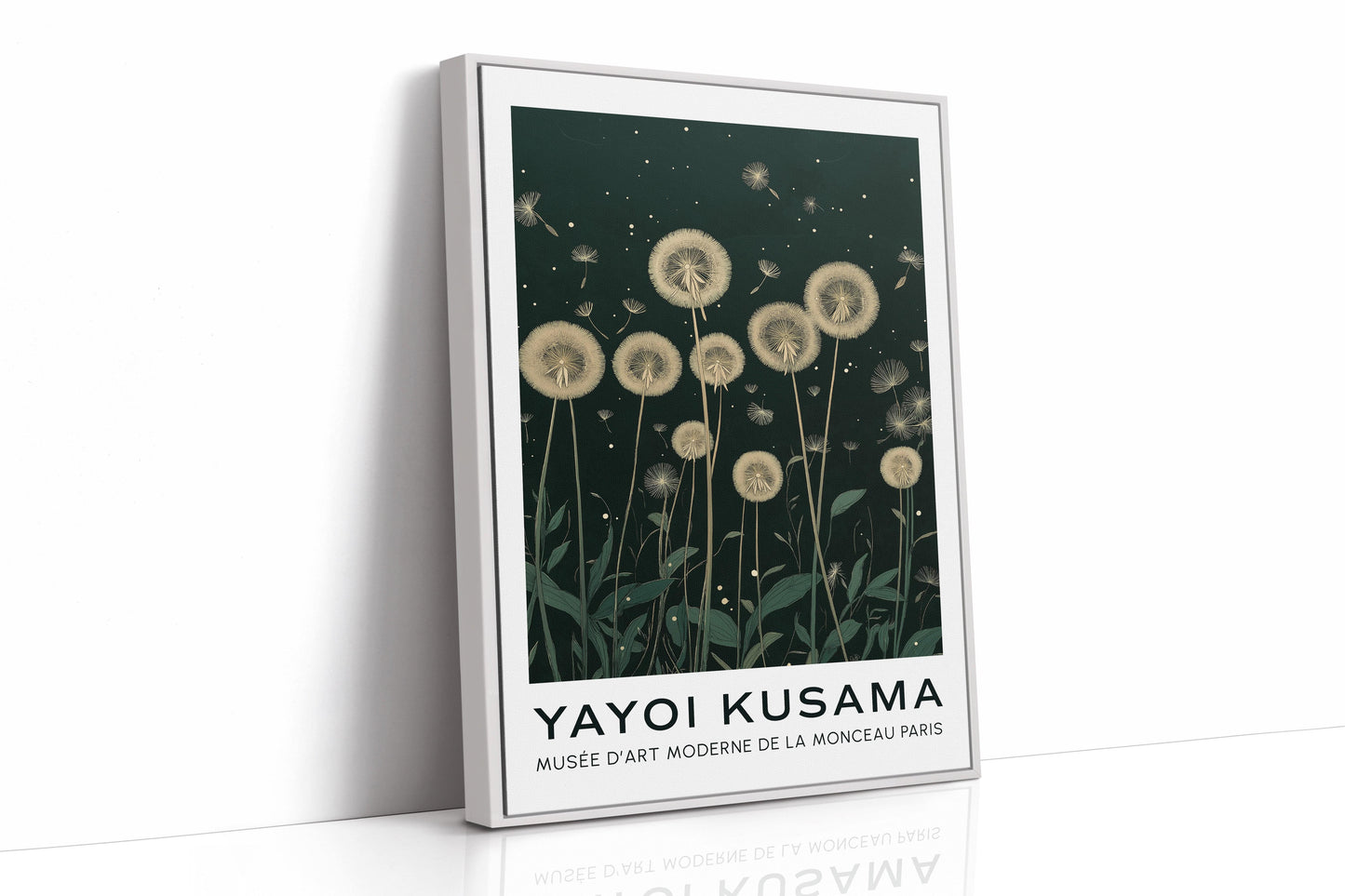Ethereal Dandelion Dream – Kusama-Inspired Nightscape