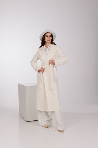 Astoria Classic Wraparound Wool Blend Overcoat