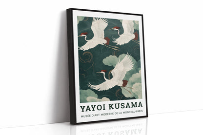 Celestial Flight – Cranes in a Dreamlike Sky