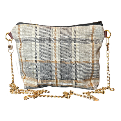 Couvertures et Tenues du Jour Blue Vintage Scarf Crossbody Bag