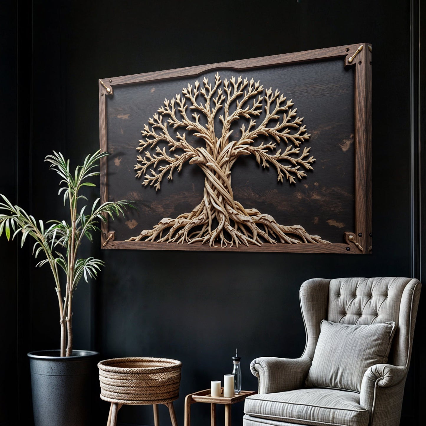 3D keltischer Baum des Lebens Wandkunst III