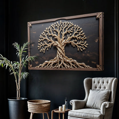 3D keltischer Baum des Lebens Wandkunst III