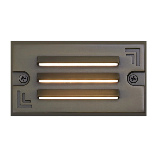 5" Gallertrappbelysning Utomhus RGB CCT Justerbar Gjutet Mässing 3W Infälld Montering