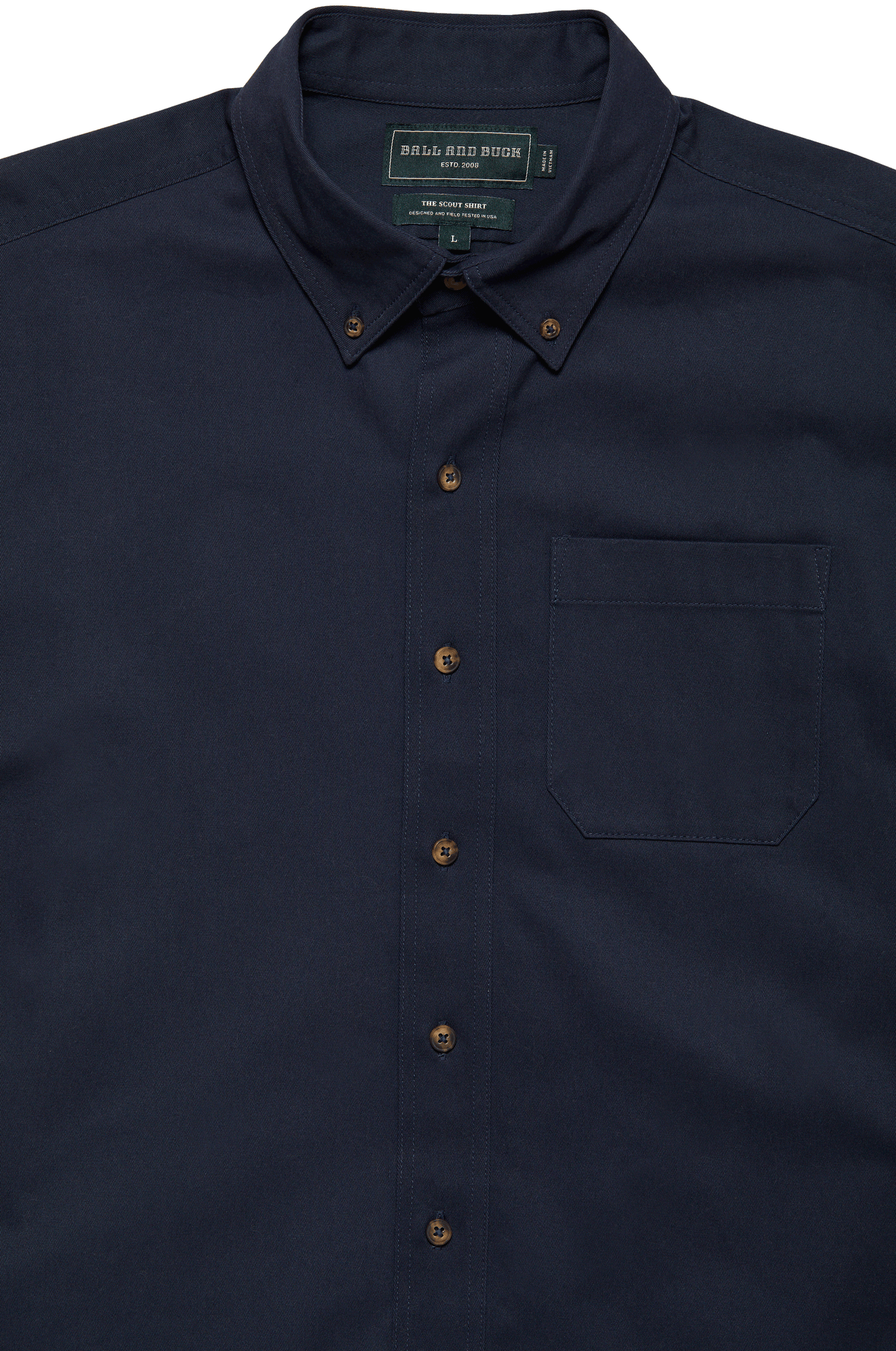 Chemise Scout - Sergé poncé