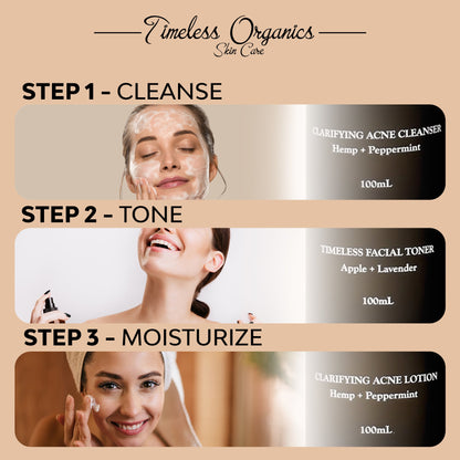 3-stappen acne systeem