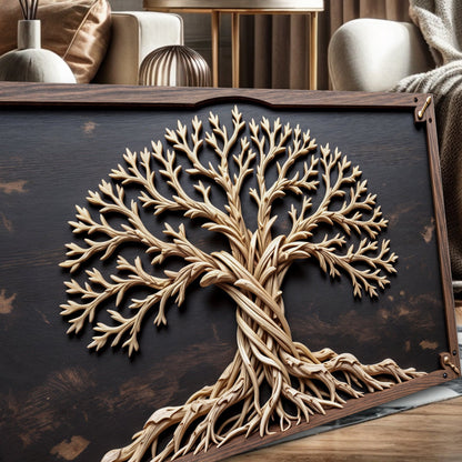 3D keltischer Baum des Lebens Wandkunst III