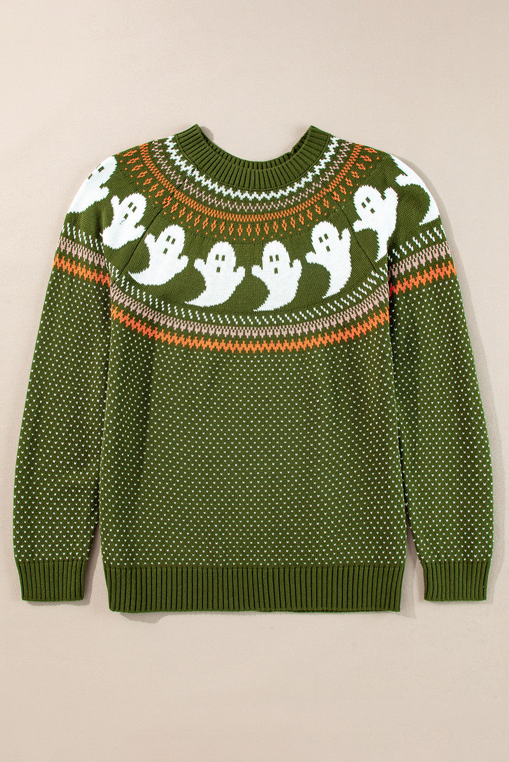 Sweter z wzorem ducha na Halloween Kaylee