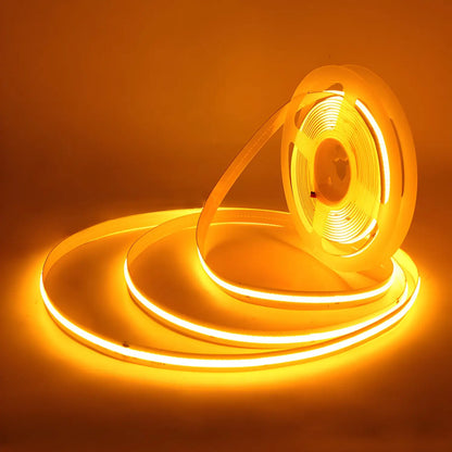 5V lågspänning 12V COB LED flexibel remsljus för trågledningar