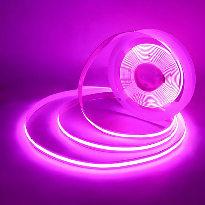 5V lågspänning 12V COB LED flexibel remsljus för trågledningar