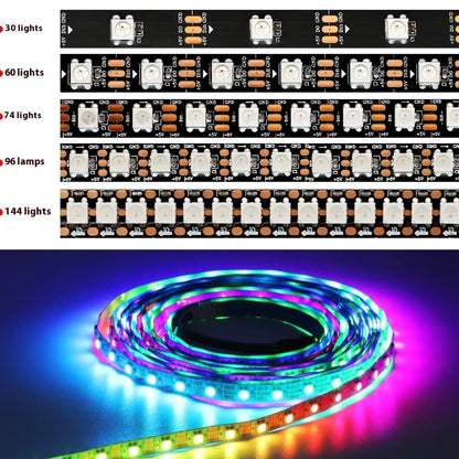 5V Magiska LED-remsor – Vattentäta & Enkelpunktstyrning