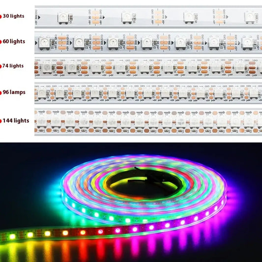 5V Magiska LED-remsor – Vattentäta & Enkelpunktstyrning