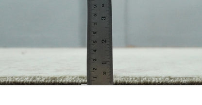 5x7 Fine Hand Knotted Beige and Brown Traditional Vintage Persian Style Antique Wool and Silk Rug | AGR50