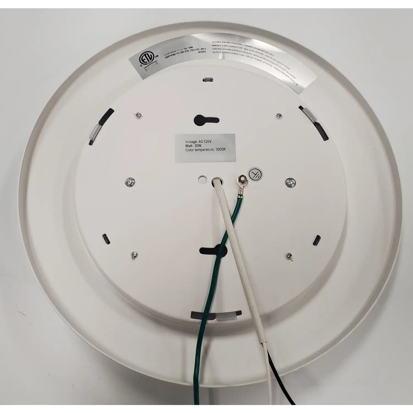 6" bubbellins ytmontage LED-armaturer