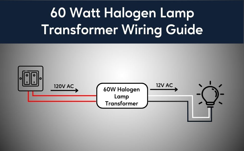 60W Elektronisk Halogentransformator