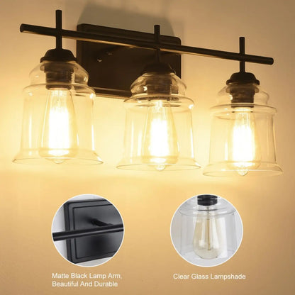 60W Eleganta Vägglampor Moderna med Klart Glas Vägglampa