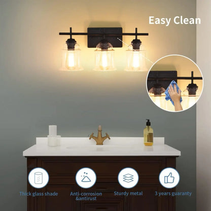 60W Eleganta Vägglampor Moderna med Klart Glas Vägglampa