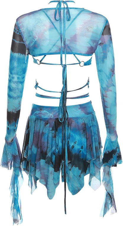 LEAH | Dreiteiliges Tie-Dye-Feen-Set