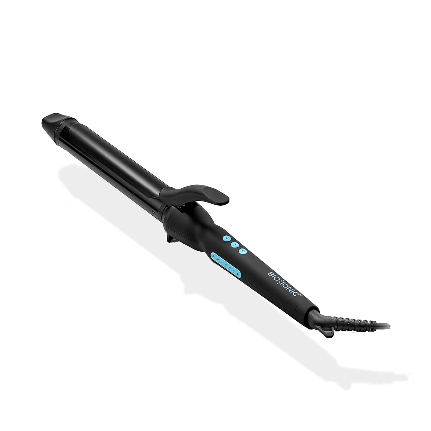 Bio Ionic Long Barrel Styler, rizador con tecnología de calor húmedo y NanoIonic MX, varita rizadora versátil con ajustes de calor ajustables, rizador de cabello con barril extendido