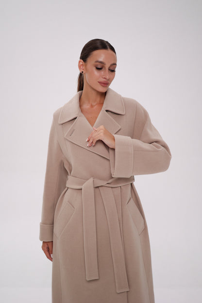 Cappotto classico in misto lana e cashmere Firenze