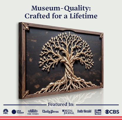 3D keltischer Baum des Lebens Wandkunst III
