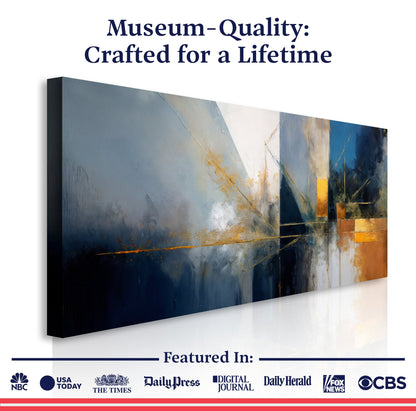 Abstract Geometric Lines Wall Art III