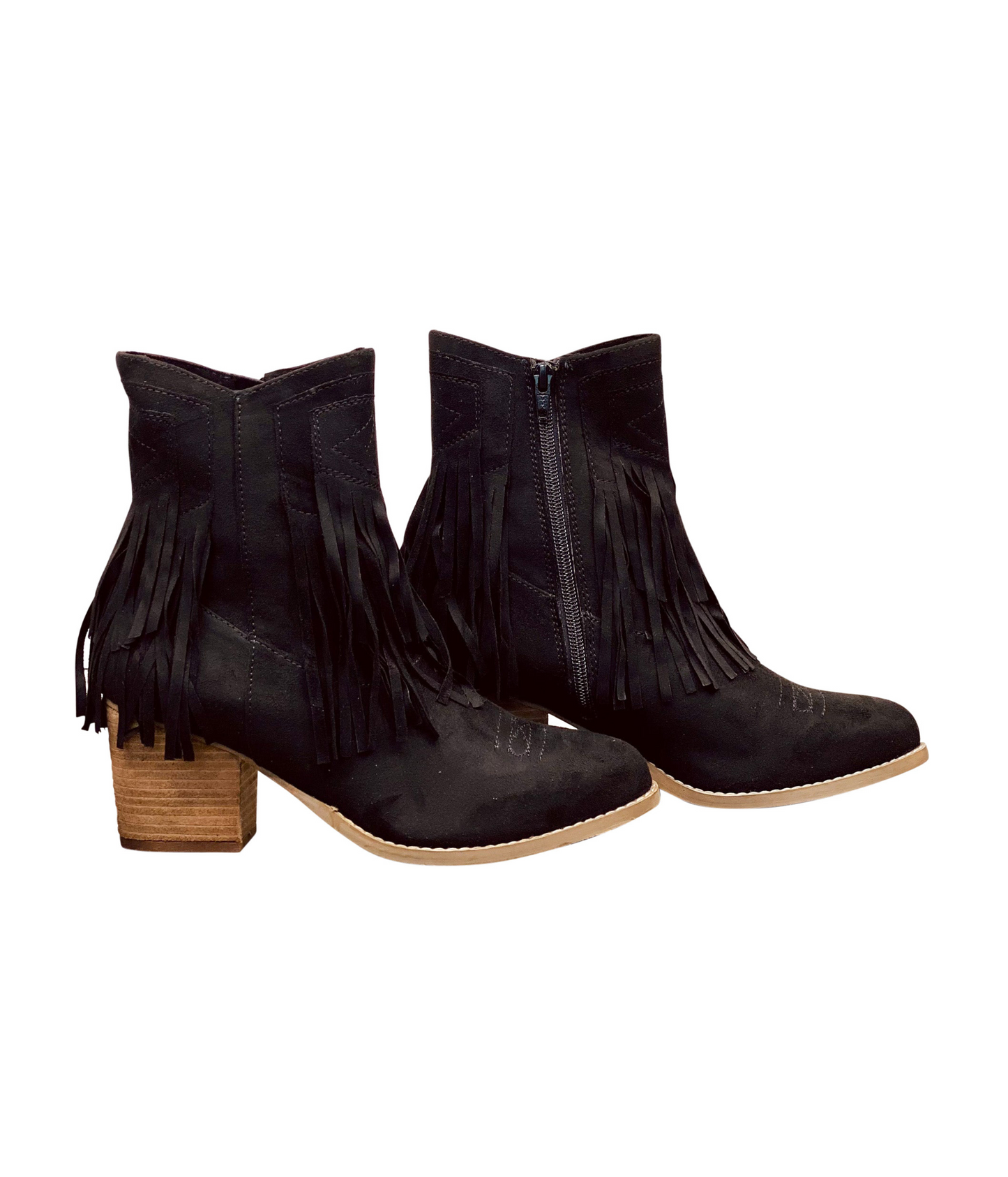 Sandra Fransen-Stiefeletten in Schwarz