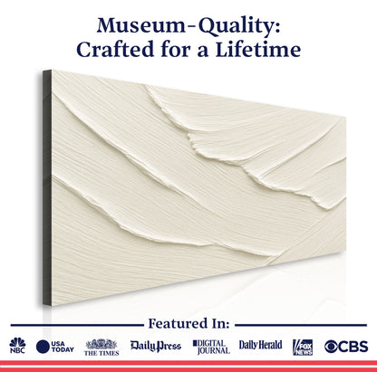 Abstract Minimalist Wave Wall Art II