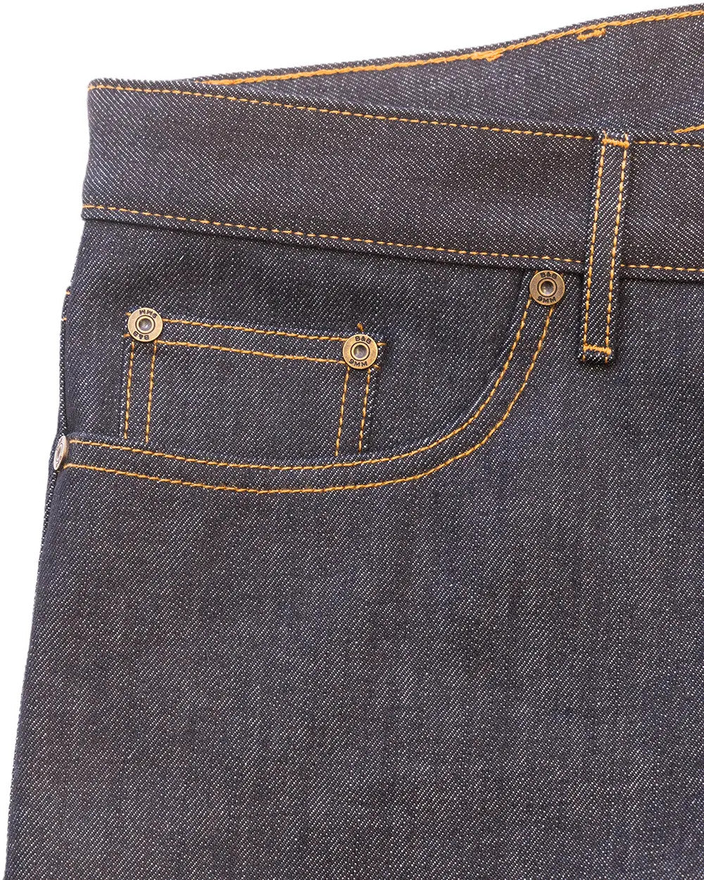 6-Punkt-Denim - Roh-Indigo