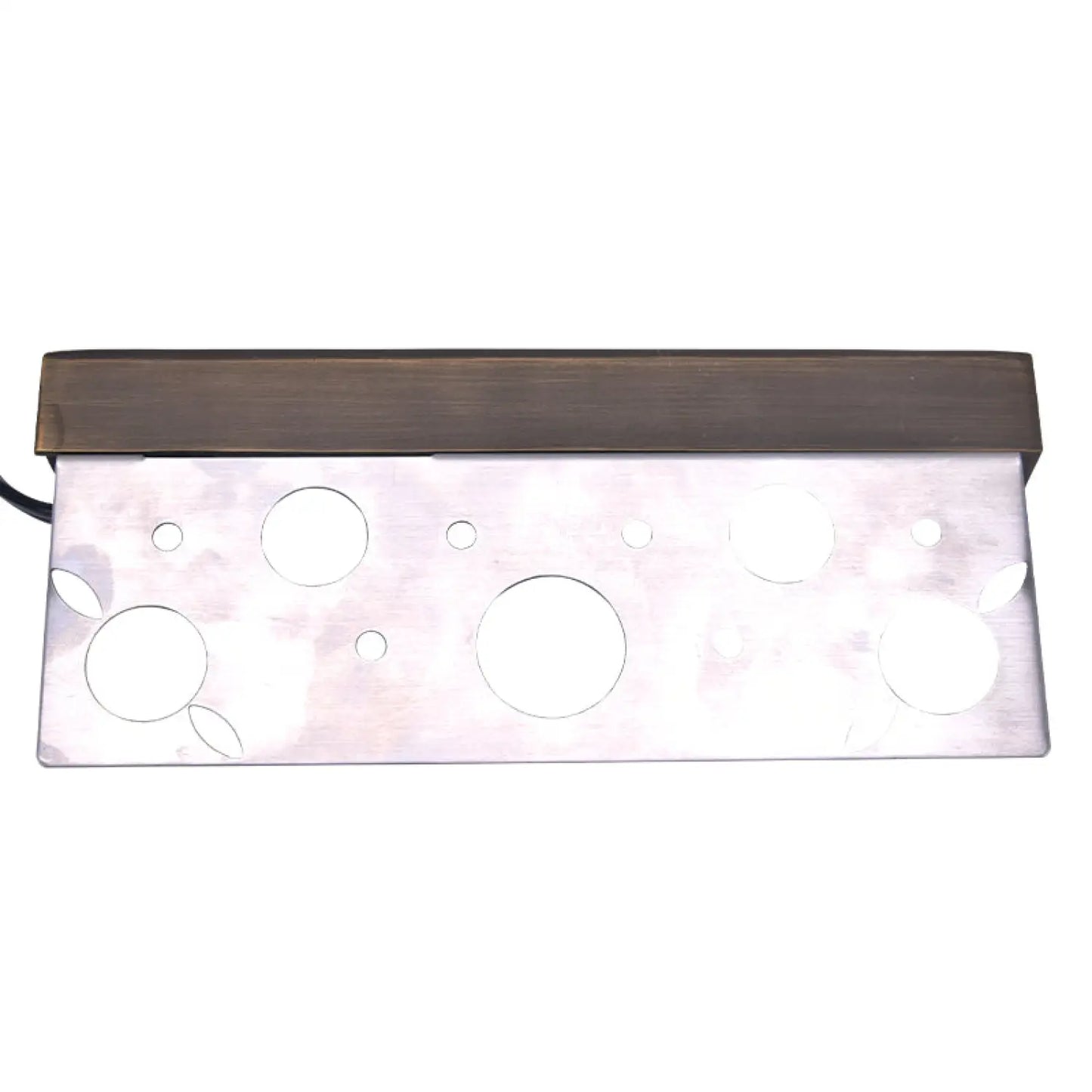 7" 3W landskapsbelysning utomhus RGB CCT justerbar mässing hårdmarkbeläggning armatur