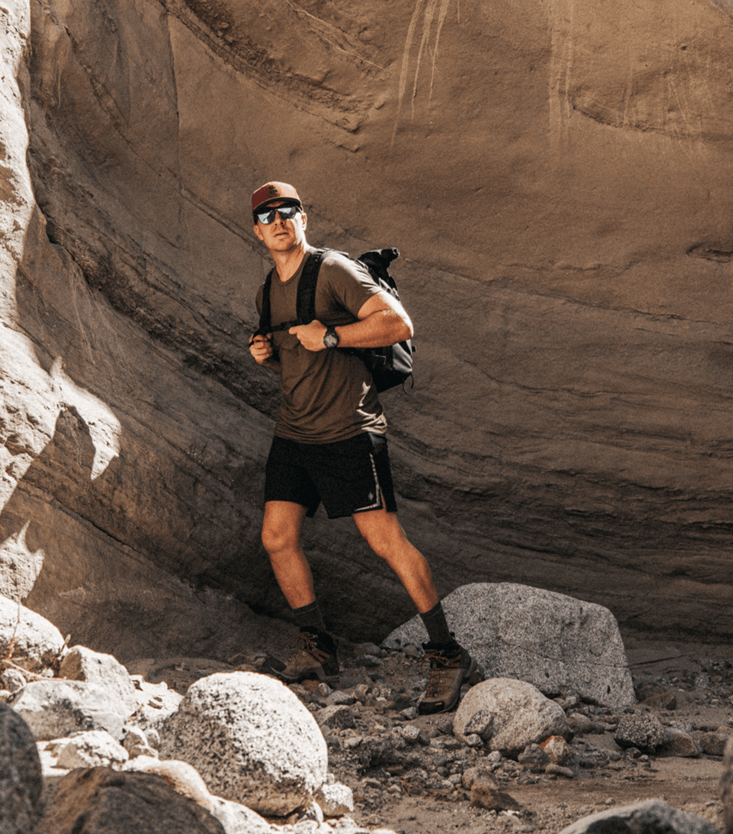 Dominate trainingsshorts - Stone