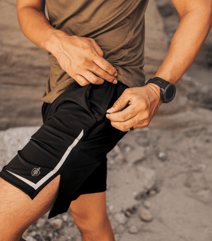 Pantaloncini da allenamento Dominate - Nero