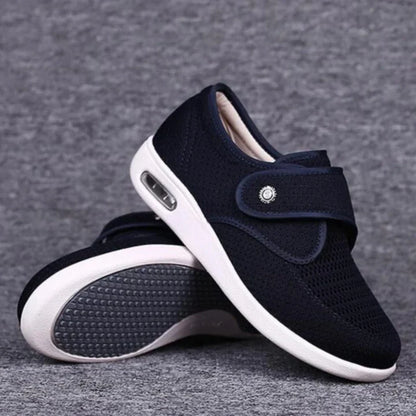 Schoenen met brede teenendoos, ergonomisch en ademend