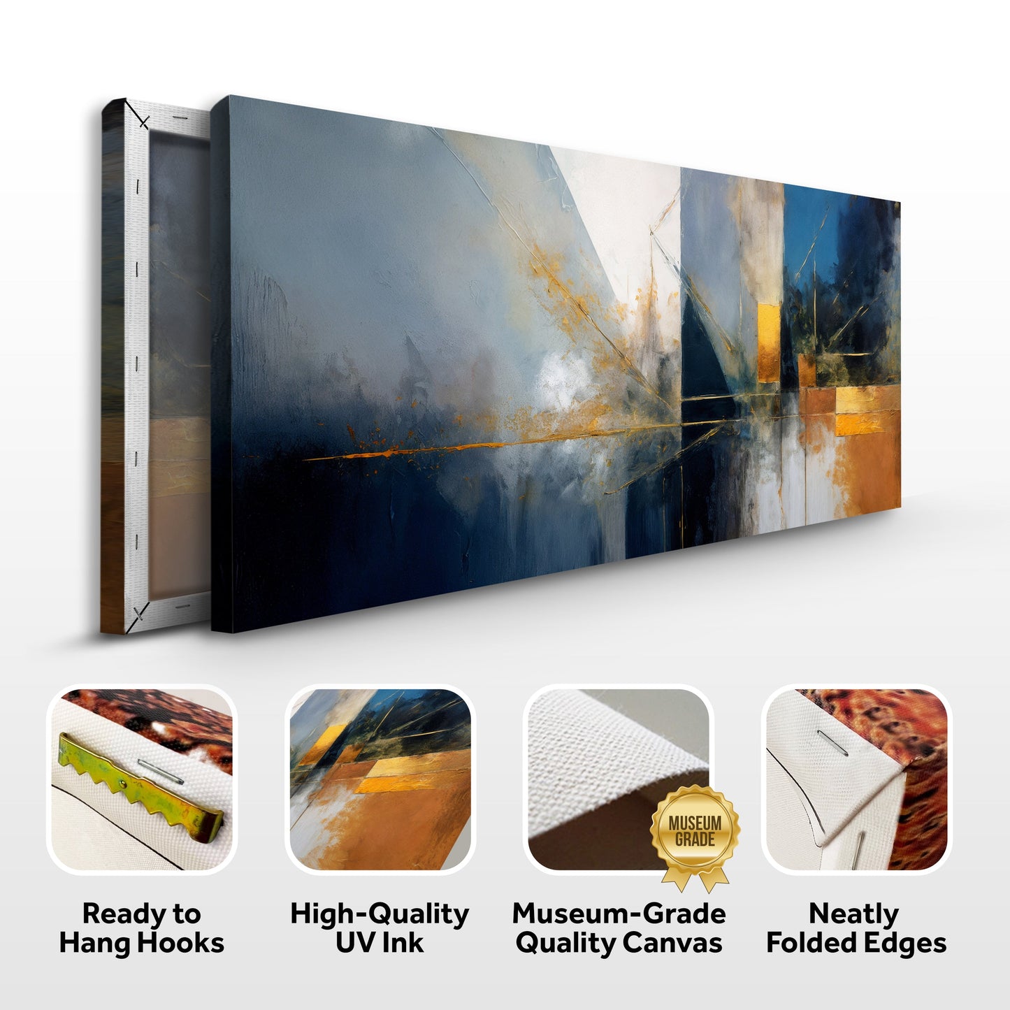 Abstract Geometric Lines Wall Art III