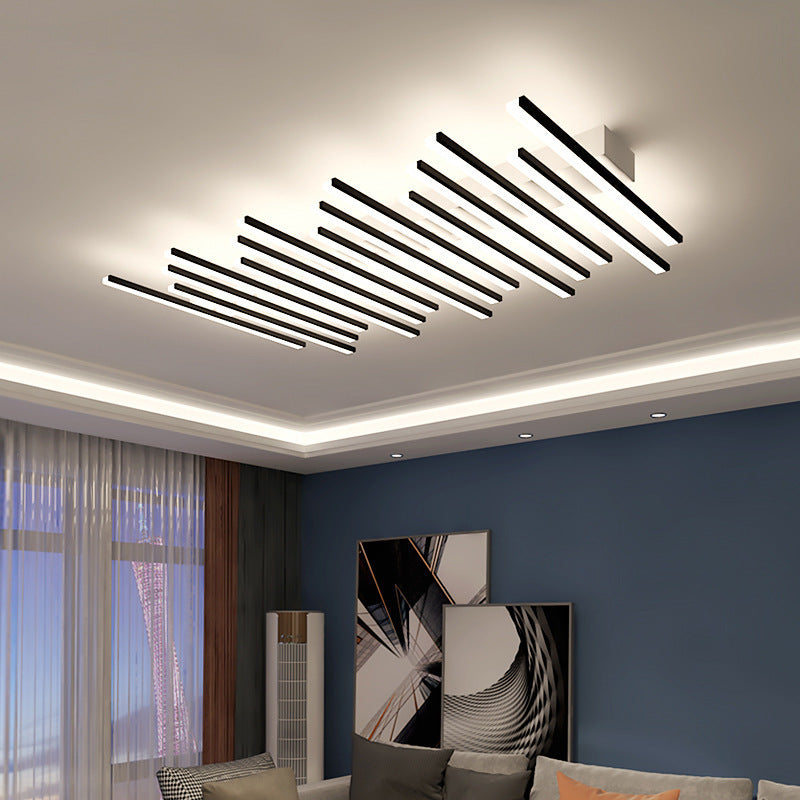 Obývací pokoj světlo moderní minimalistická atmosféra LED