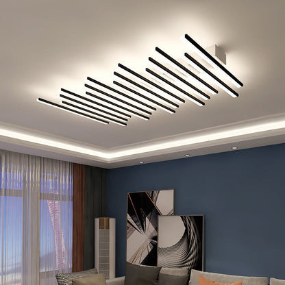 Obývací pokoj světlo moderní minimalistická atmosféra LED