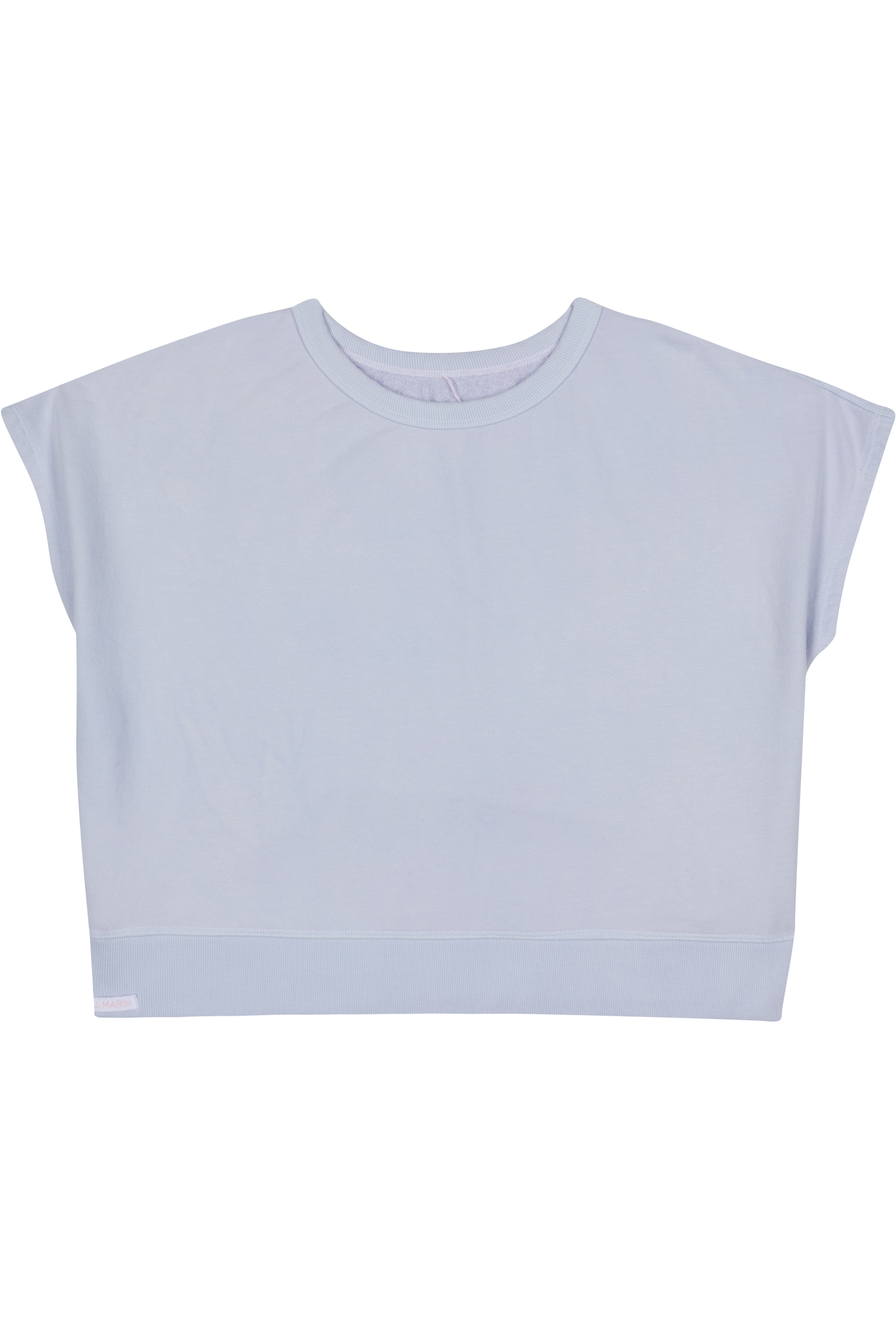 Top Bateau in Spugna di Cotone Organico - Blu Denim