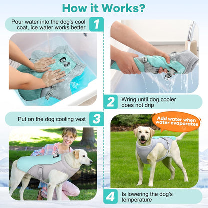 Breathable Dog Cooling Vest Harness