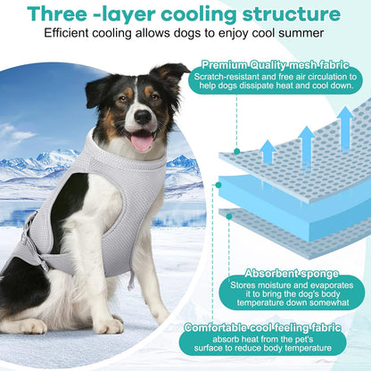 Breathable Dog Cooling Vest Harness